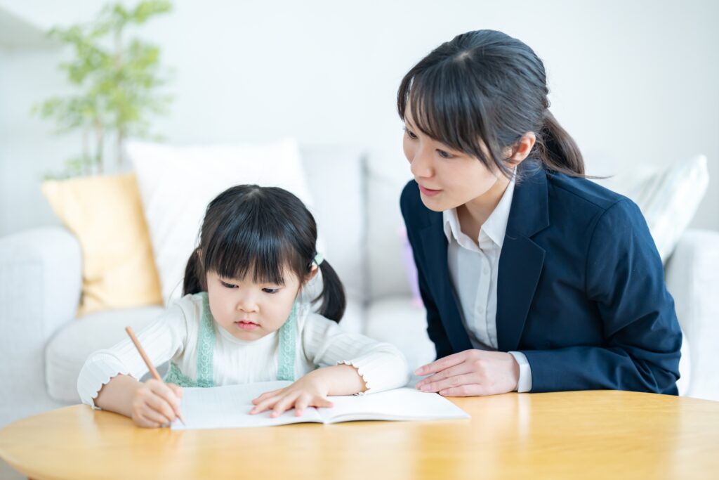 家庭教師と子ども